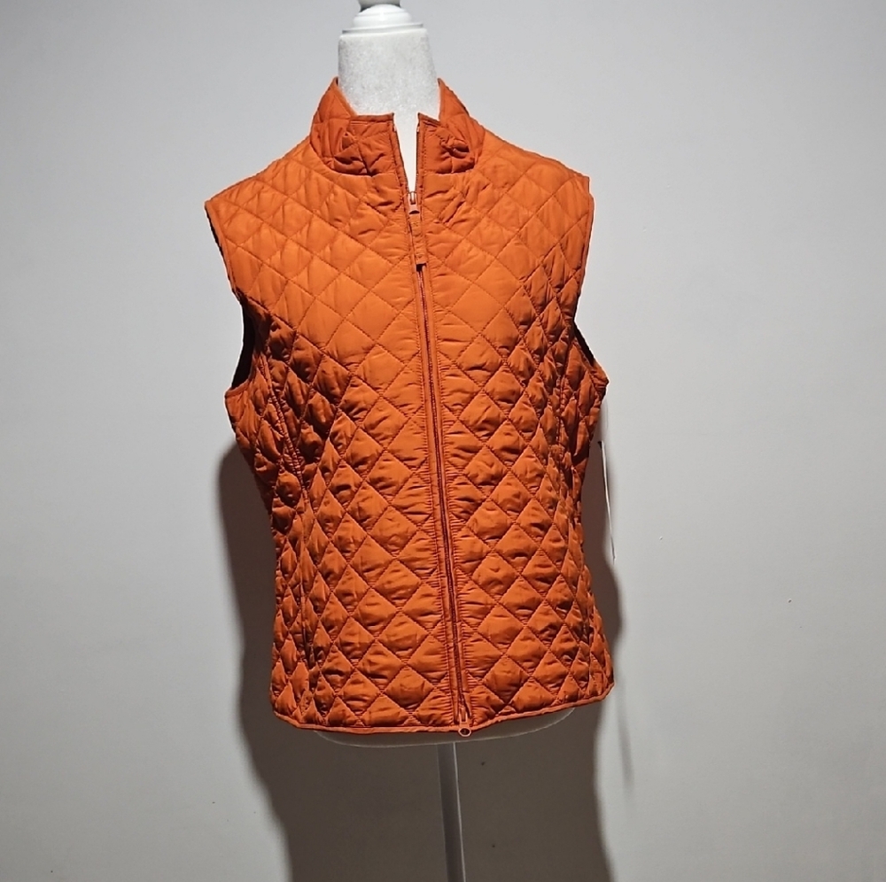 Relativity Rust Quilted Vest